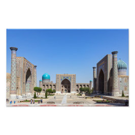 Foto Plaza Registan - Samarcanda, Uzbekistán, Asia