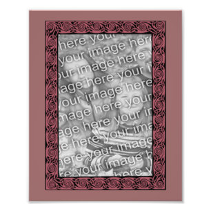 Foto Pluma Celtic Design Frame Template Photo Print