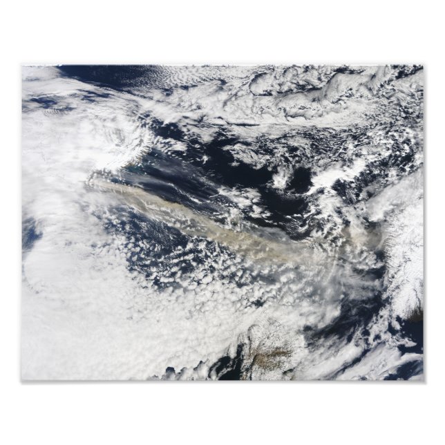 Foto Pluma de ceniza del volcán 2 de Eyjafjallajokull (Frente)