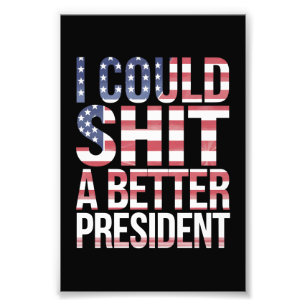 Foto Podría camiseta un mejor presidente Anti Trump