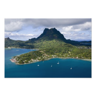 Foto Polinesia Francesa, Bora Bora. Vista aérea de