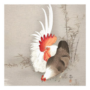 Foto Pollo y gallo de Ohara Koson
