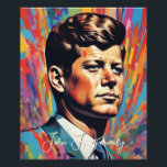 Foto Pop Art Jack JFK John F. Kennedy<br><div class="desc">¿Recolectar postales es una pasión para ti? ¿O es algo muy anticuado? No es así para los amantes de las postales. Es un hábito indispensable. ¿De qué otra manera es posible dejar una memoria que es enteramente tuya que tus seres queridos pueden tocar?</div>