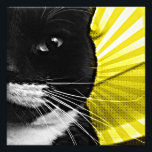 Foto Pop Art Lucy Closeup<br><div class="desc">Versión de arte pop amarillo divertido de una de las fotos de Lucy</div>