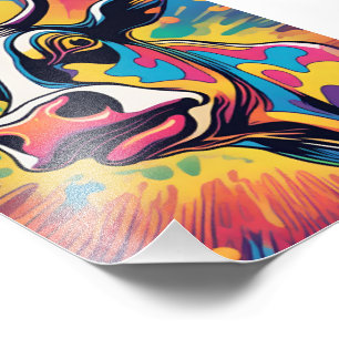 Foto Pop Art: The Colorful Cow