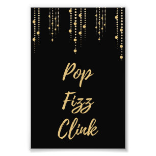 Foto Pop Fizz Clink Art Print