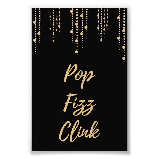 Foto Pop Fizz Clink Art Print (Frente)