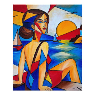 Foto Por el Mar - Pintura Cubista