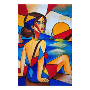 Foto Por el Mar - Pintura Cubista