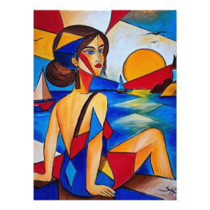 Foto Por el Mar - Pintura Cubista