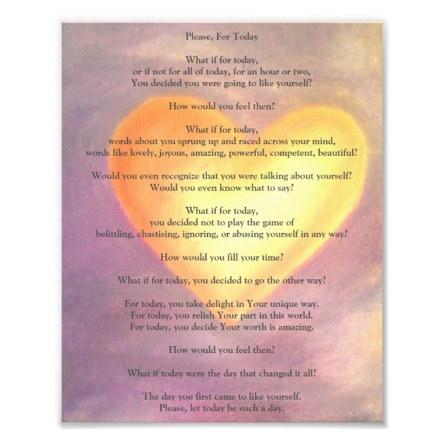 Foto por favor, poster de hoy (Frente)