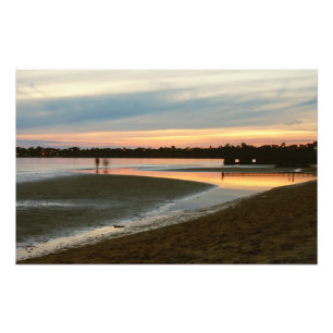 Foto Por la noche en la playa