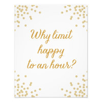 ¿Por Qué Limitar Feliz A Una Hora? Imprimir