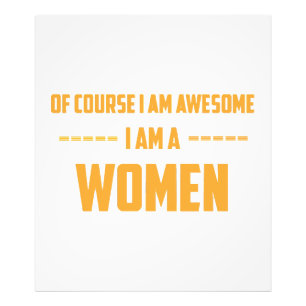 Foto Por supuesto que soy genial. Soy mujer.
