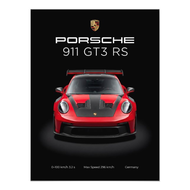 Foto Porsche 911 GT3 RS Supercoche Rojo (Frente)