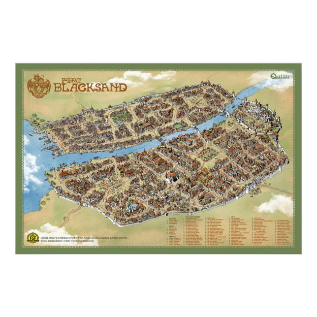 Foto Port Blacksand: Ciudad de los ladrones - Papel fot (Frente)