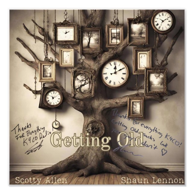 Foto Portada del álbum "Volviendo vieja" firmada por el (Frente)