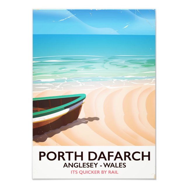 Foto Porth Dafarch, poster de playa de Gales Anglesey (Frente)