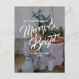 Foto postal de festividades para Navidades con mor