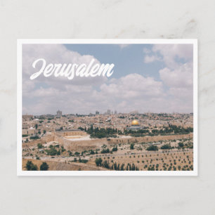 Foto postal de Jerusalén de Mt of the Olives