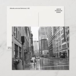 Foto postal de la escena del centro de Cleveland, 