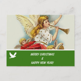 Foto postal de la familia Feliz Navidad