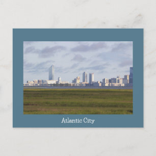 Foto postal de la línea aérea de Atlantic City