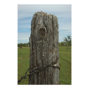 Foto Poste resistido de la cerca del hogar del césped 