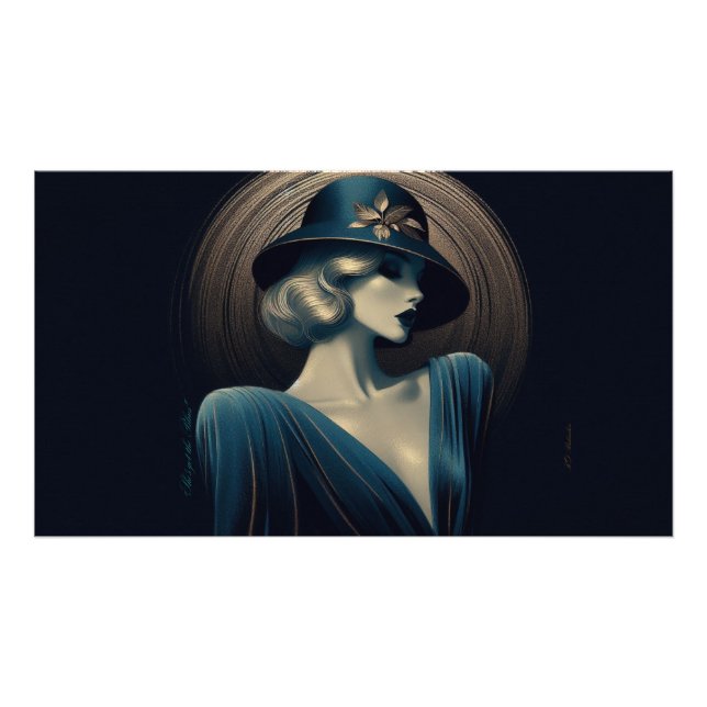Foto poster Art Deco Le Femme (Frente)