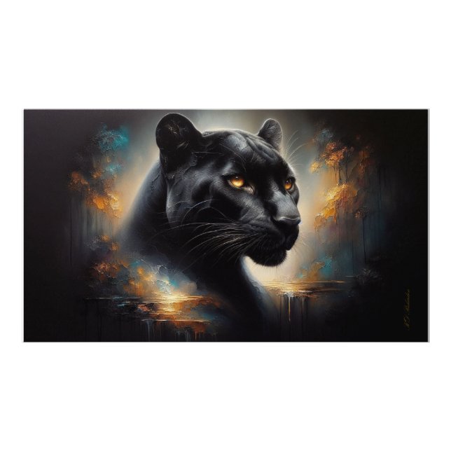 Foto Poster Black Panther Wall Art (Frente)