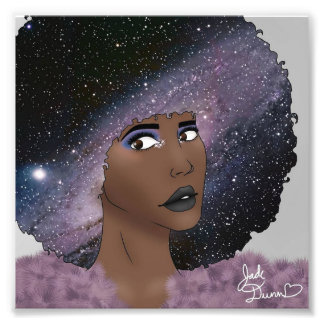 Foto Poster Chica Galaxy