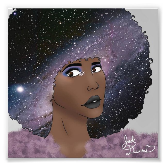 Foto Poster Chica Galaxy (Frente)