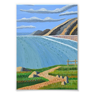 Foto Poster Coastal Footpath