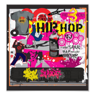 Foto Poster de arte de Hip Hop