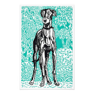 Foto Póster de arte de Moriz Jung Greyhound Viena Seces