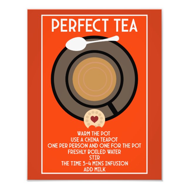 Foto Póster de Arte de Pared de Té (Frente)
