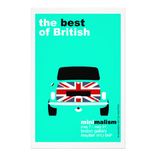 Foto Póster de arte minimalista Classic Original Mini C