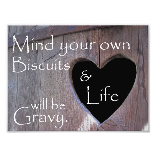 Foto Poster de Biscuits y Gravy (Frente)