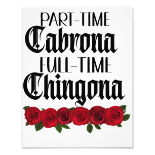 Foto Póster de Cabrona a tiempo parcial y Chingona a ti