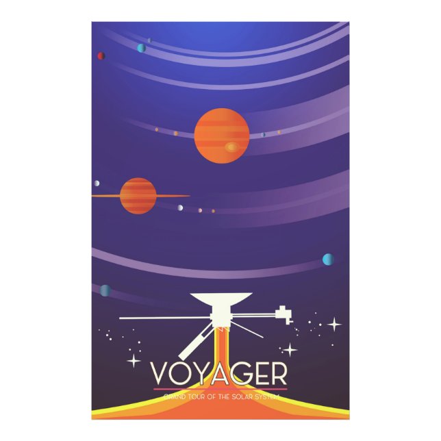 Foto Poster de Ciencia de Voyager Grand Tour (Frente)