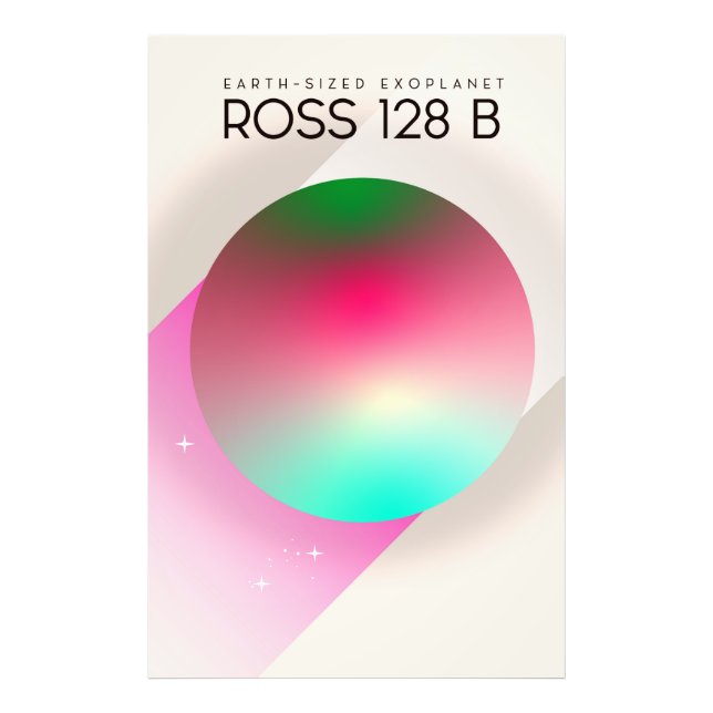 Foto Póster de ciencia ficción de Ross 128B (Frente)