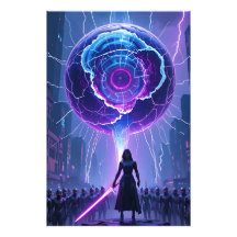 Poster de Ciencia Ficción Metamorfosis - Futurista