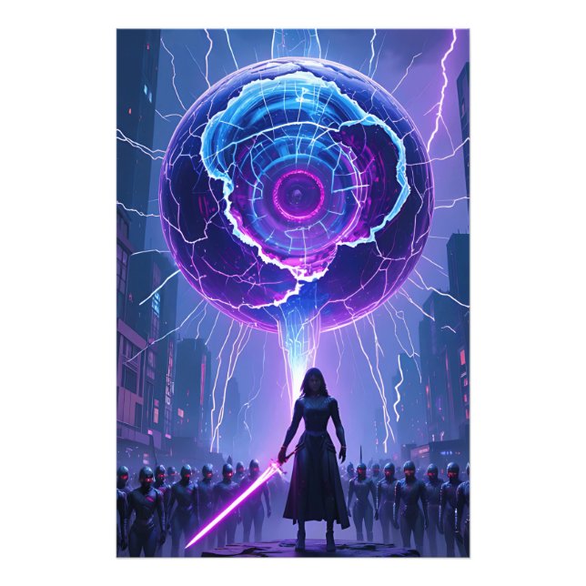 Foto Poster de Ciencia Ficción Metamorfosis - Futurista (Frente)