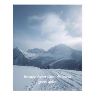 Foto Póster de Cita Mínima de Invierno – “Respira Más P
