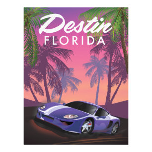 Foto Póster de coche deportivo Destin Florida EE. UU.