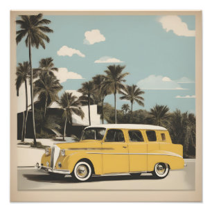 Foto Poster de coches retro