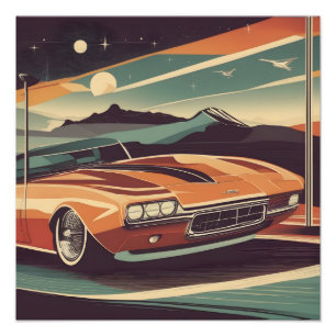 Foto Poster de coches retro