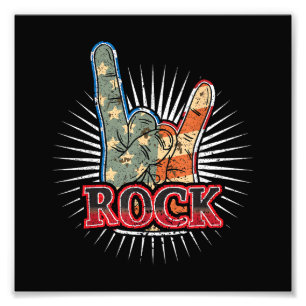 Foto Póster de concierto de banda de rock vintage de EE