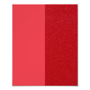 Foto Póster de Contraste Texturizado Rojo Tomate – Pers