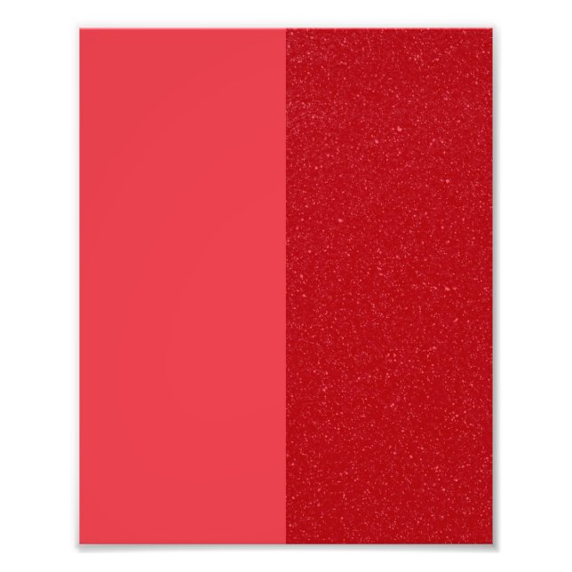 Foto Póster de Contraste Texturizado Rojo Tomate – Pers (Frente)
